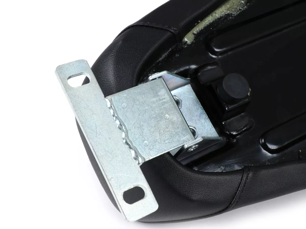 Asiento corrido -GIULIARI Yankee- Vespa PK S/XL - con cerradura - negro