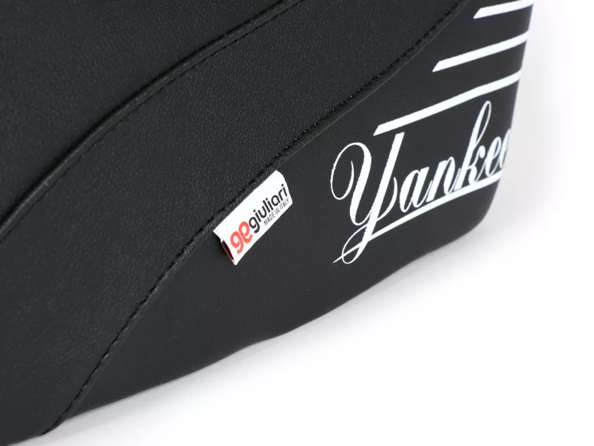 Asiento corrido -GIULIARI Yankee- Vespa PK S/XL - con cerradura - negro