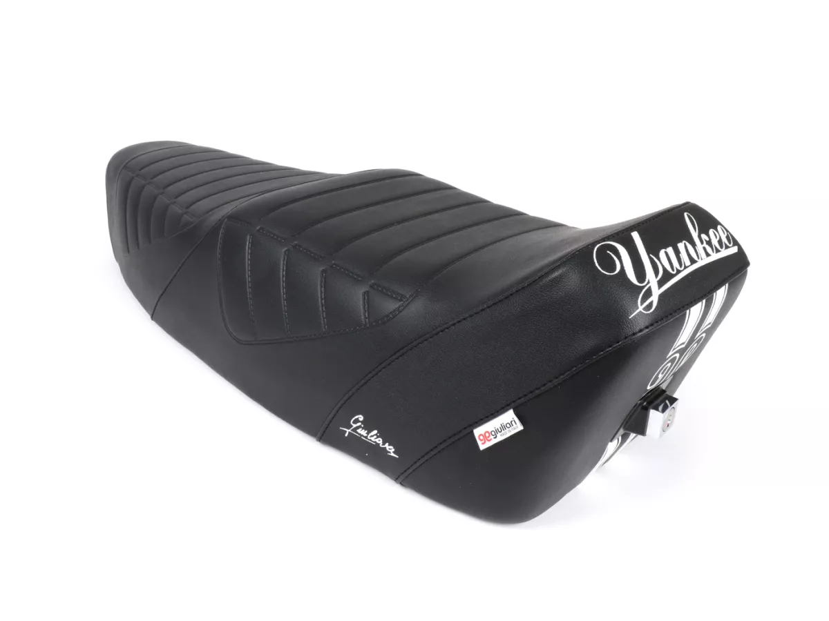 Opstapbankje -GIULIARI Yankee- Vespa PX - met slot - zwart