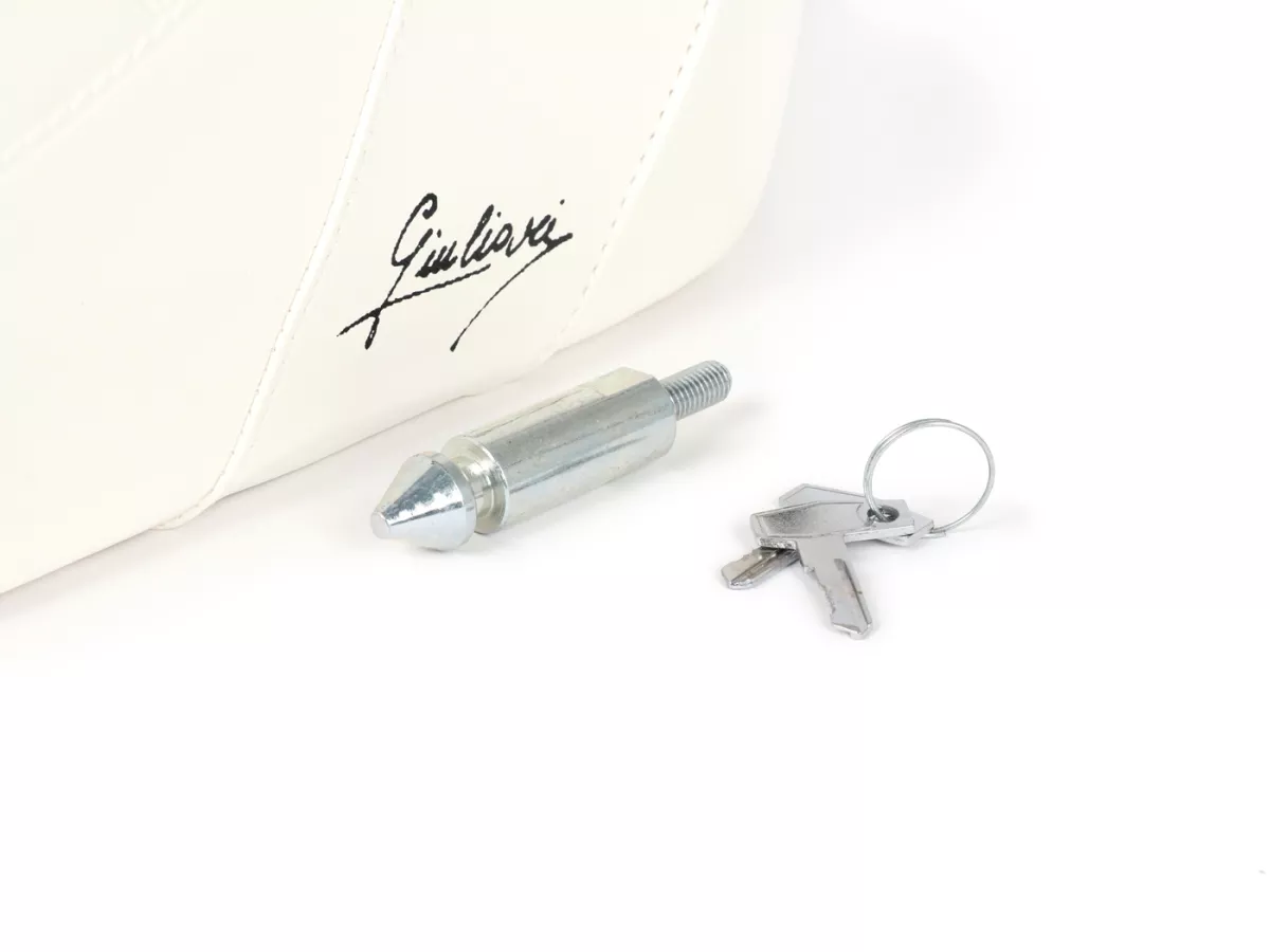 Panca a gradini -GIULIARI Yankee- Vespa PX - con serratura - bianco