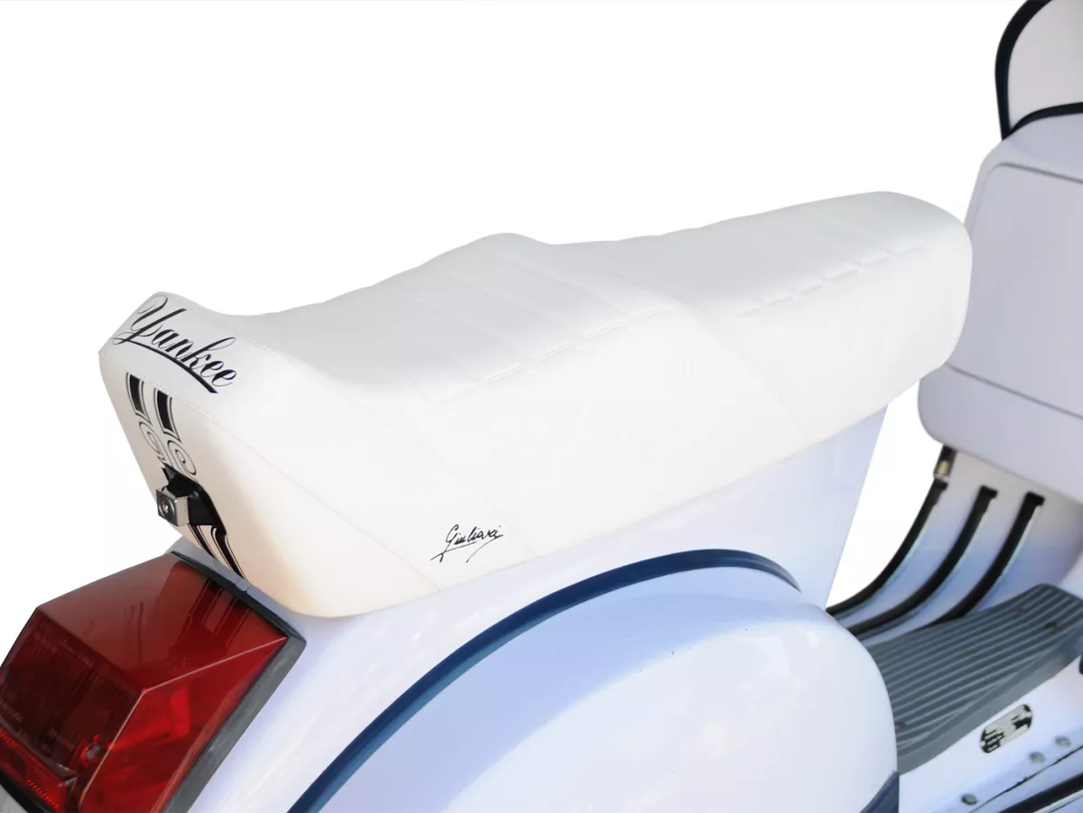 Panca a gradini -GIULIARI Yankee- Vespa PX - con serratura - bianco