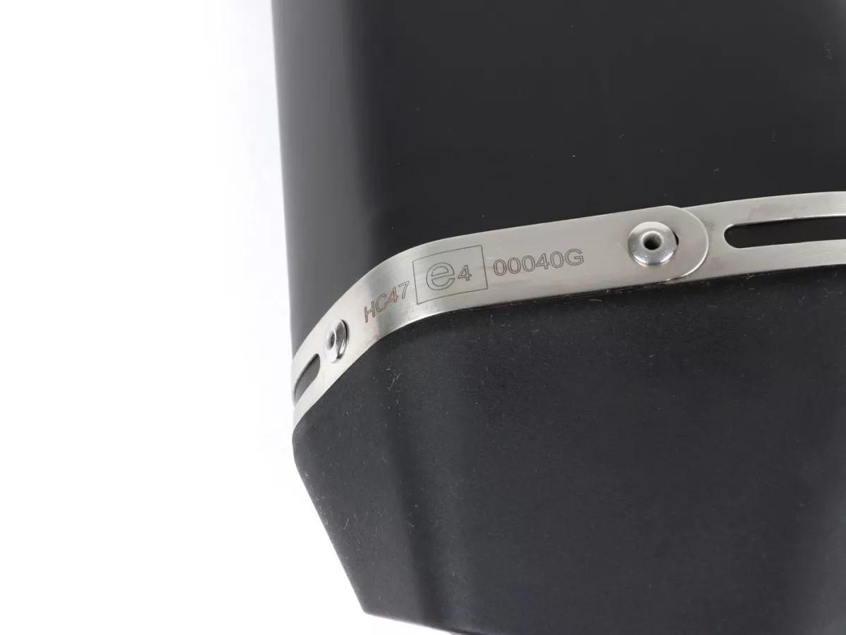 Silencieux -REMUS- Ø=65mm, Euro4 (2016-) - Vespa LX 125-150ie 3V, Vespa S 125-150ie 3V, Vespa Primavera 125-150ie 3V, Vespa Sprint 125-150ie 3V- inox noir