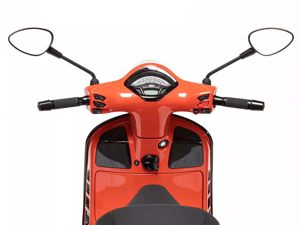 Spiegel -PIAGGIO- Vespa Sprint Notte 50 (ZAPCA01), Sprint Notte 125 (ZAPMA130) - ook geschikt voor Vespa GTS 125-300 (2019-2022) - links
