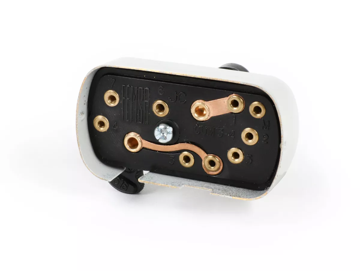Light switch -MAURO PASCOLI- Vespa VB1T, VGL1, VBA1T, VBB1T, VNA1T, VNB1T (-052499), VGLA1T (-015859) - painted grey