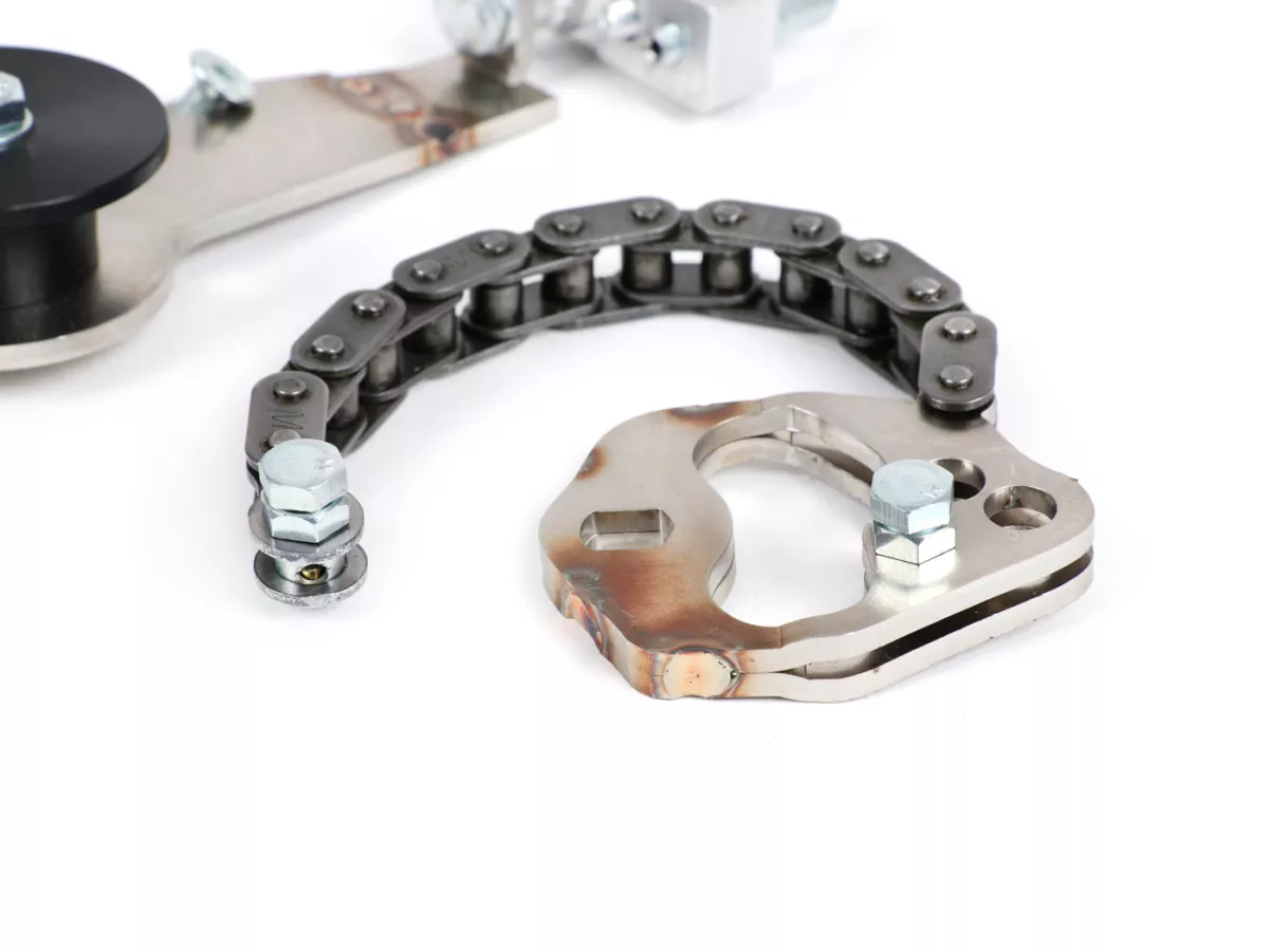 Ombouwset voor motorhuis LML SE / PK XL2 naar 2 schakelkabels -KR AUTOMATION- Vespa V50, PV125, ET3, PK S, PK XL