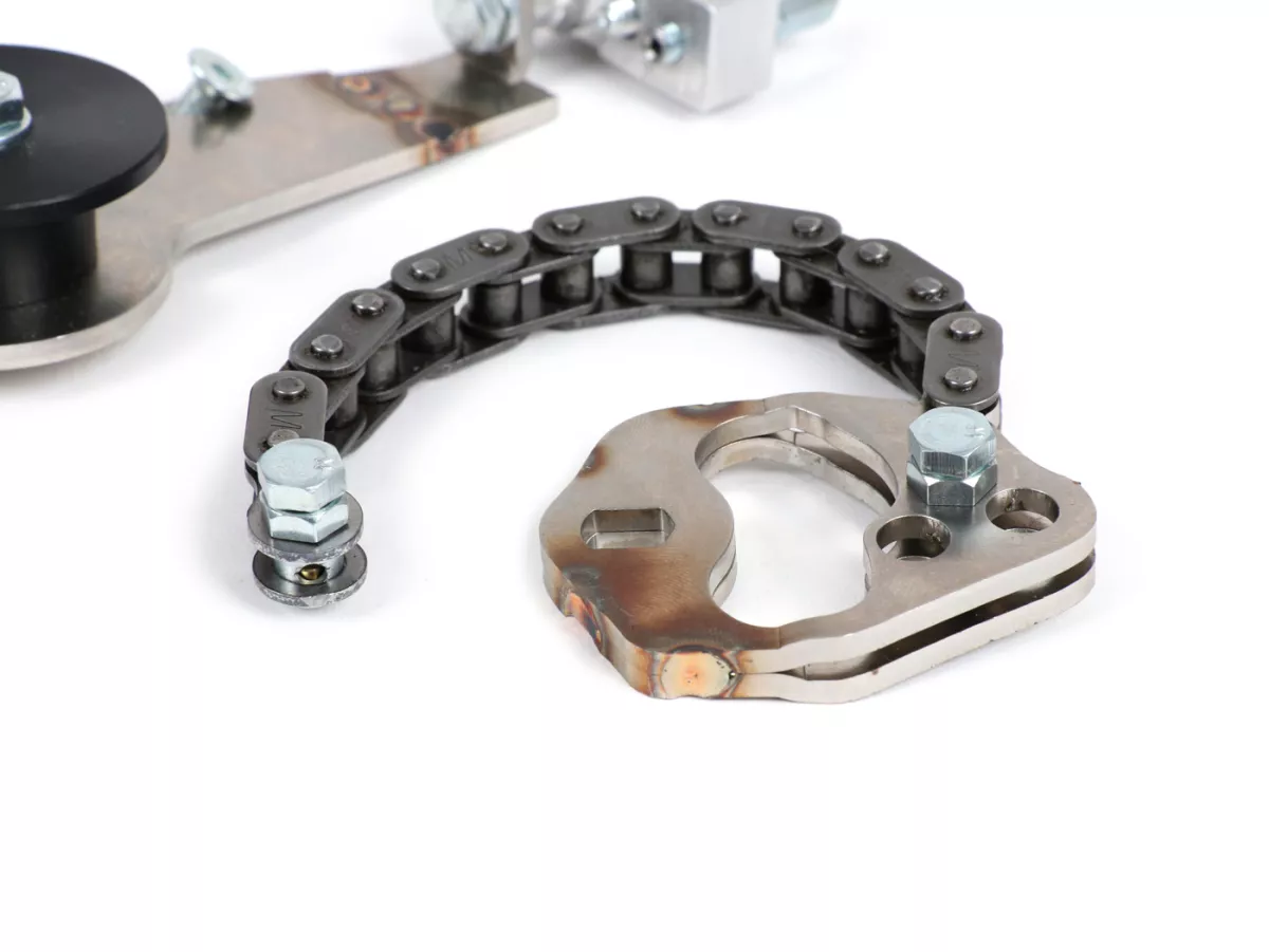 Ombouwset voor motorhuis LML SE / PK XL2 naar 2 schakelkabels -KR AUTOMATION- Vespa V50, PV125, ET3, PK S, PK XL