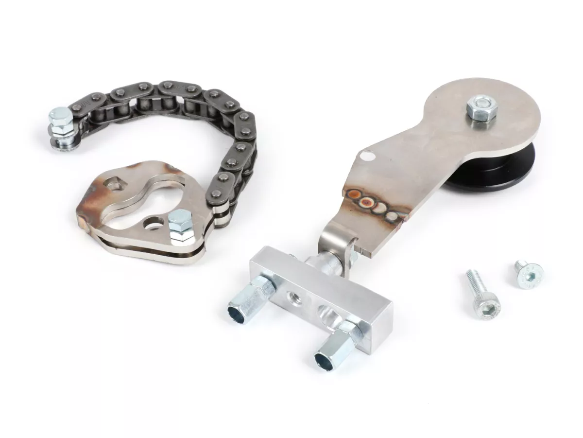 Ombouwset voor motorhuis LML SE / PK XL2 naar 2 schakelkabels -KR AUTOMATION- Vespa V50, PV125, ET3, PK S, PK XL