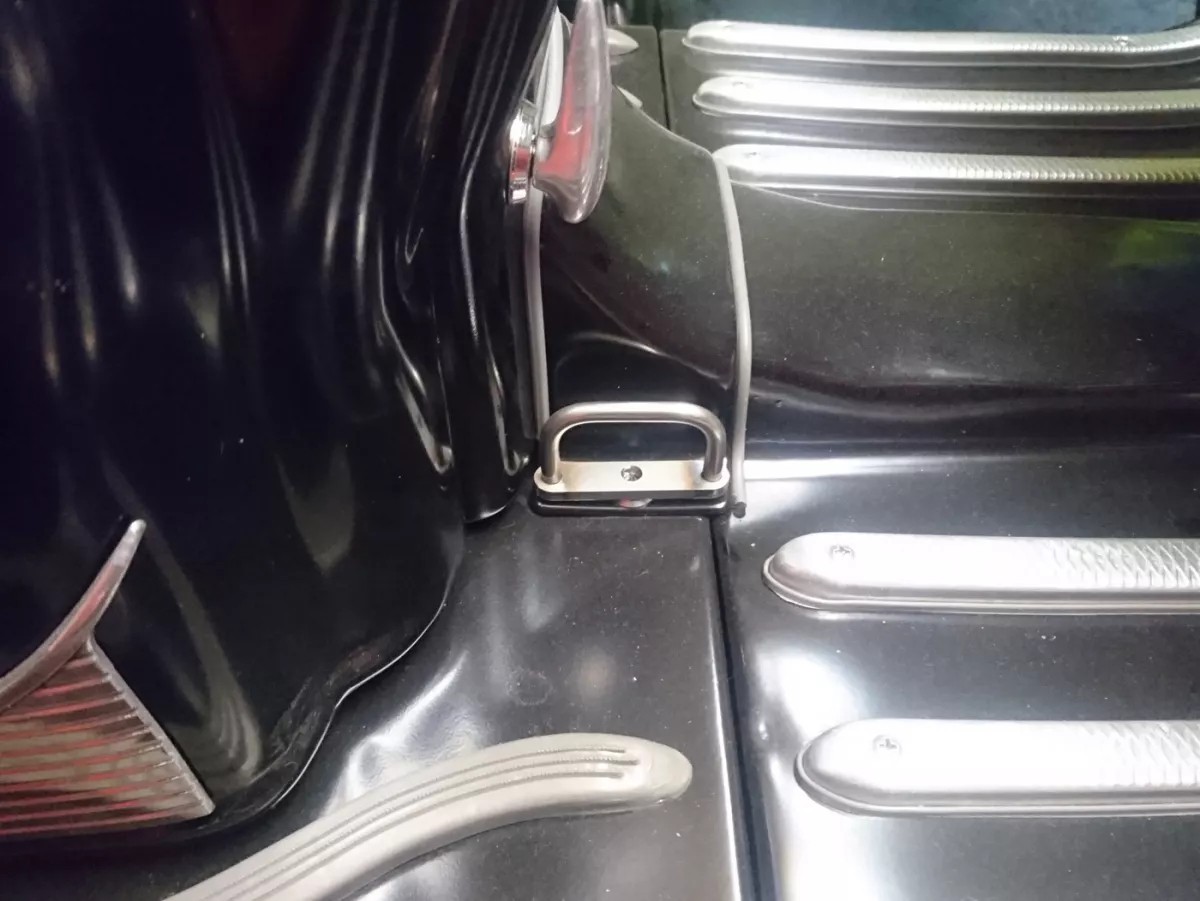 Bagage oogjes set -TD-Customs- Lambretta serie 1-3 - roestvrij staal
