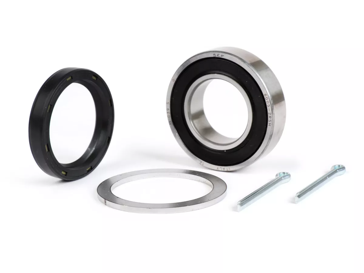 Huvudaxel - drivaxel -KR AUTOMATION, CNC V2 Polygon BFA/M244 Black Edition- Vespa PX (1984-), T5, Cosa, LML Star, Deluxe, Stella 2T/4T