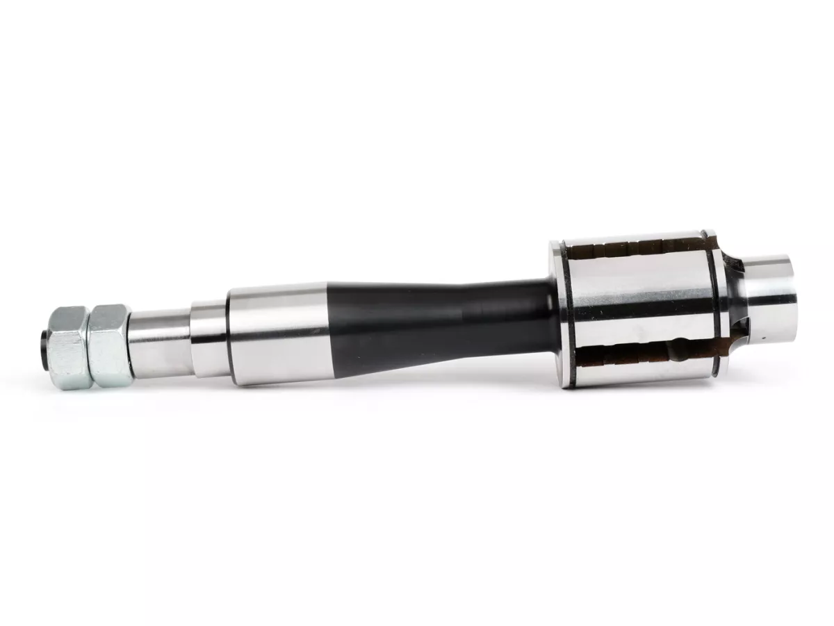Huvudaxel - drivaxel -KR AUTOMATION, CNC V2 Polygon BFA/M244 Black Edition- Vespa PX (1984-), T5, Cosa, LML Star, Deluxe, Stella 2T/4T