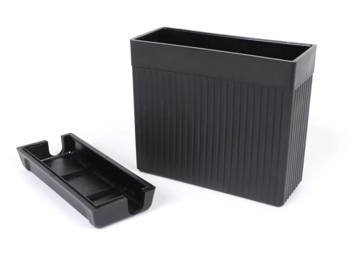 Lege batterij incl. deksel Deksel -Gel RAE 3s3- B39-6 (6N7-1)- 6V 7Ah - 126x126x48mm - Vespa Sprint150 (VLB1T)(D), VNB1T, VL3T, VB1, VBA1, VBB1, GL150 (VLA1), VGL1, Vespa150 T3 (VD2T), Vespa150 T4 (VGLA1T-VGLB1T), Lambretta (Series 2, tot 10/1959) - Loodz