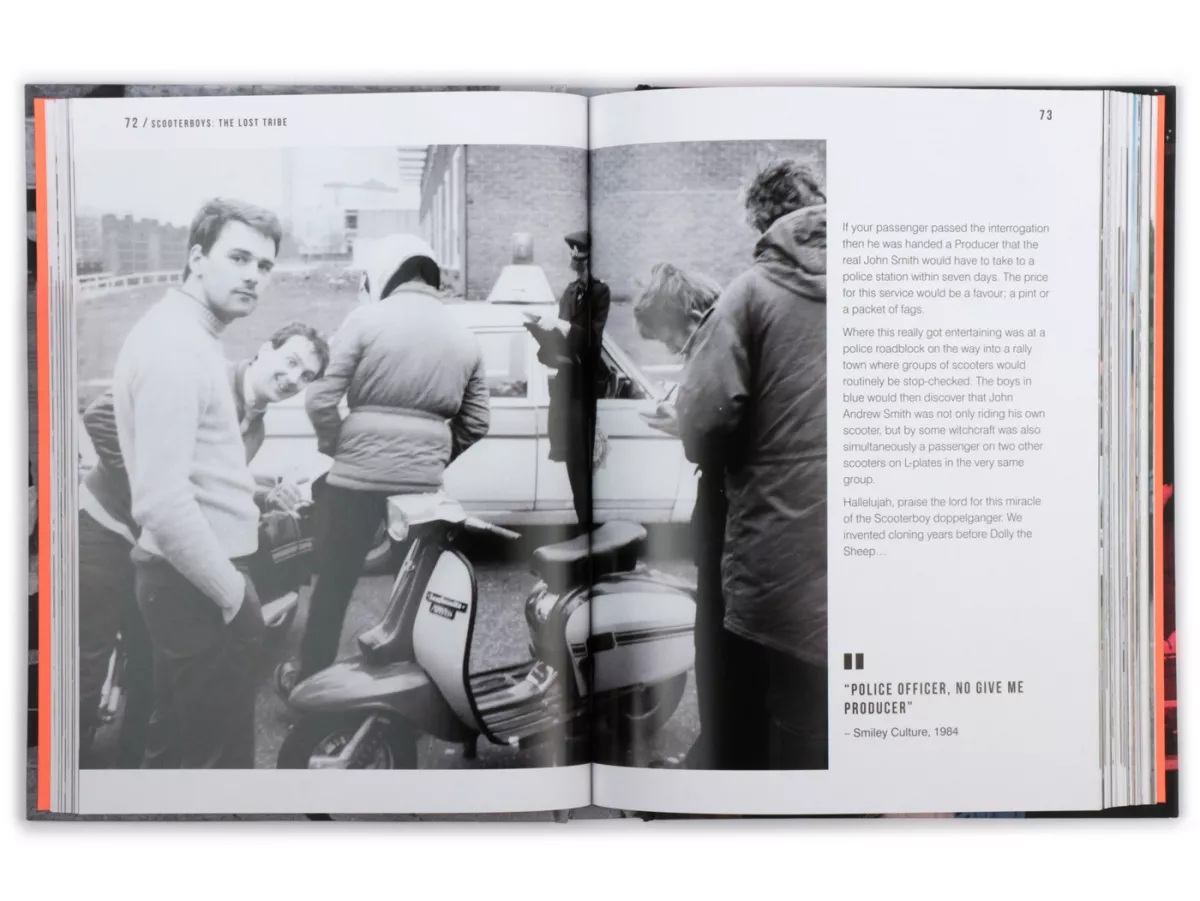 Boek -SCOOTERBOYS de verloren stam- door Martin 'Sticky' Round - 192 pagina's hardcover