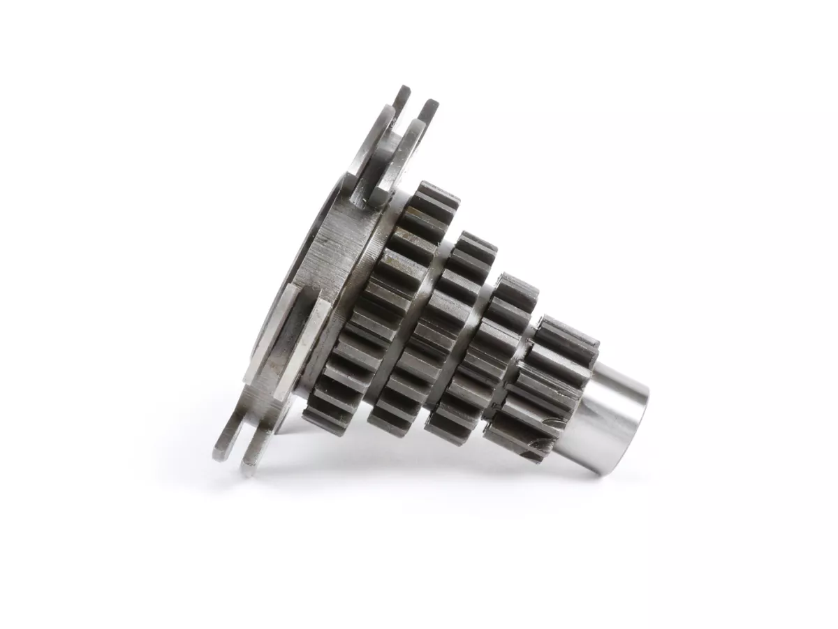 Arbre primaire -VESPA- Vespa VBB, Super 125 (VNC1T 11001-), Super 150 (VBC1T), GT125 (CH, F - VNL1T), Motovespa 125N (N64, 542M), 125L (L64, 542M), 150L (2L62, V202M), 150F (F62, V203M) - 13-17-22-27 dents - type de printemps comme wideframe