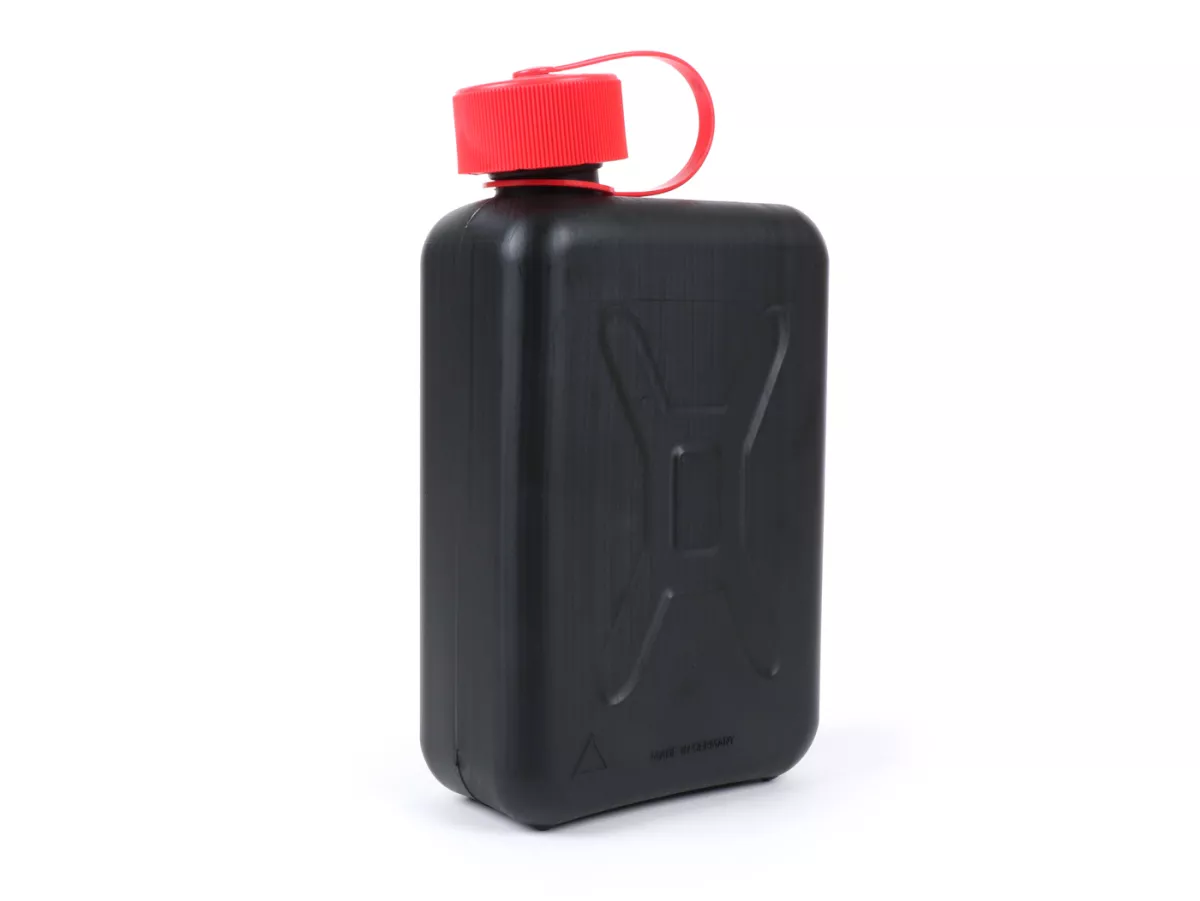 Bensindunk 2L (2000ml) -HÜNERSDORFF Standard, med barnsäker skruvanslutning- svart