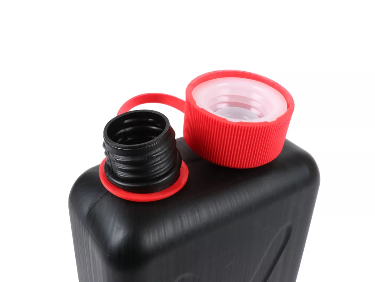 Bensindunk 2L (2000ml) -HÜNERSDORFF Standard, med barnsäker skruvanslutning- svart