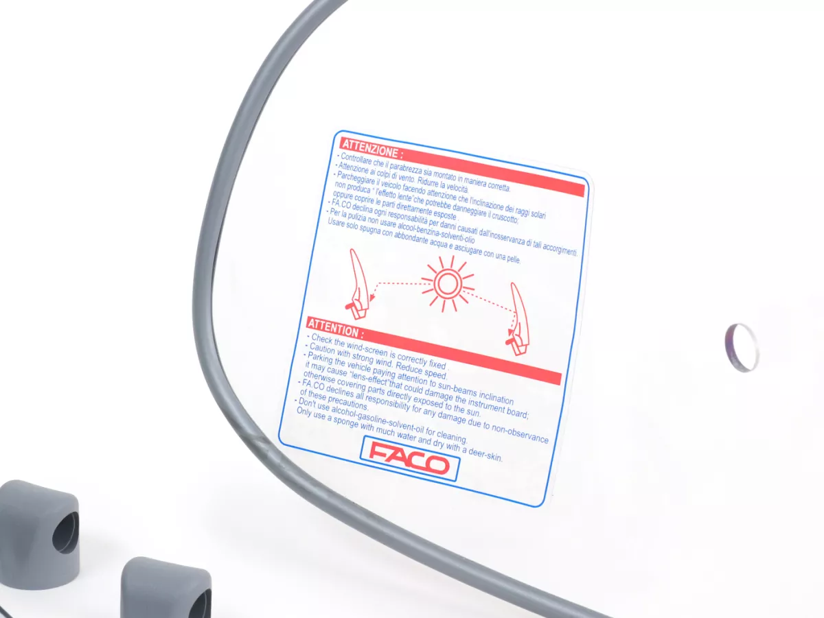 Screen -FACO 690x335mm, 4 seasons- Vespa Primavera 2013-