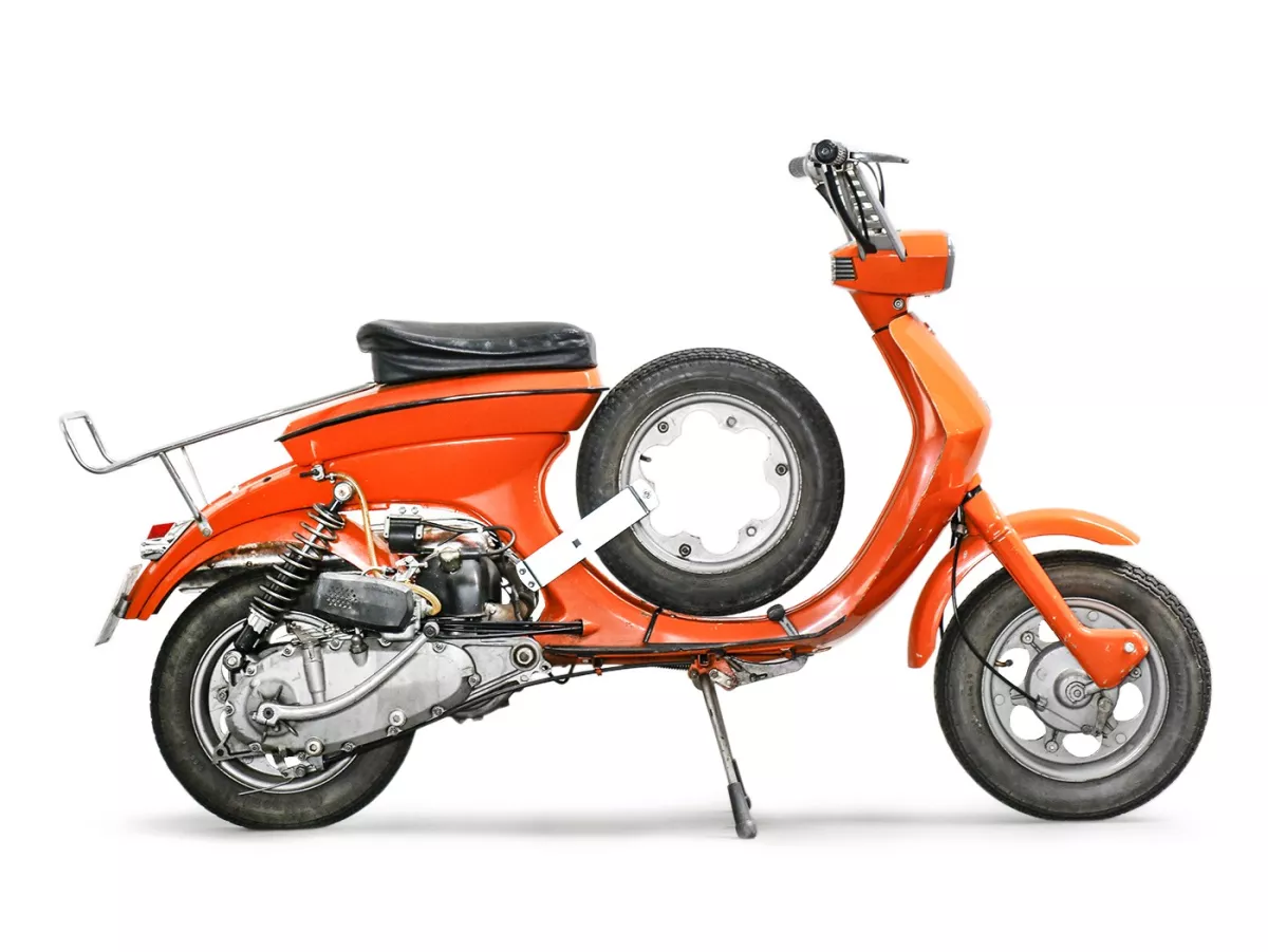 Reservewielhouder -BGM PRO- Lambretta Lui, Luna, Vega, Cometa - gegalvaniseerd