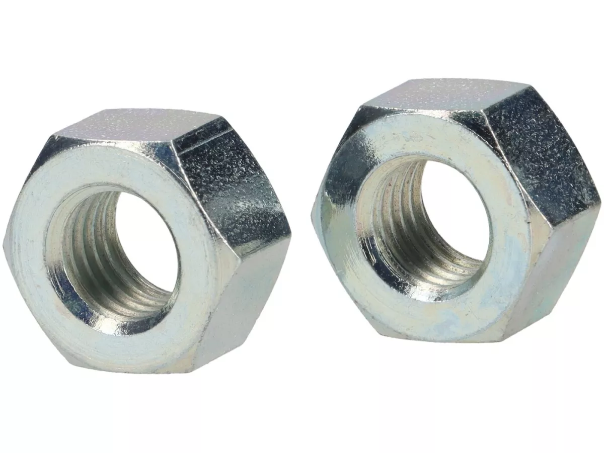 Moerenset M9 SW=14, h=8mm (gebruikt voor hulpas Vespa GL150 (VLA1T), GS160 / GS4 (VSB1T), SS180 (VSC1T), VNA, VNB, VBA, VBB