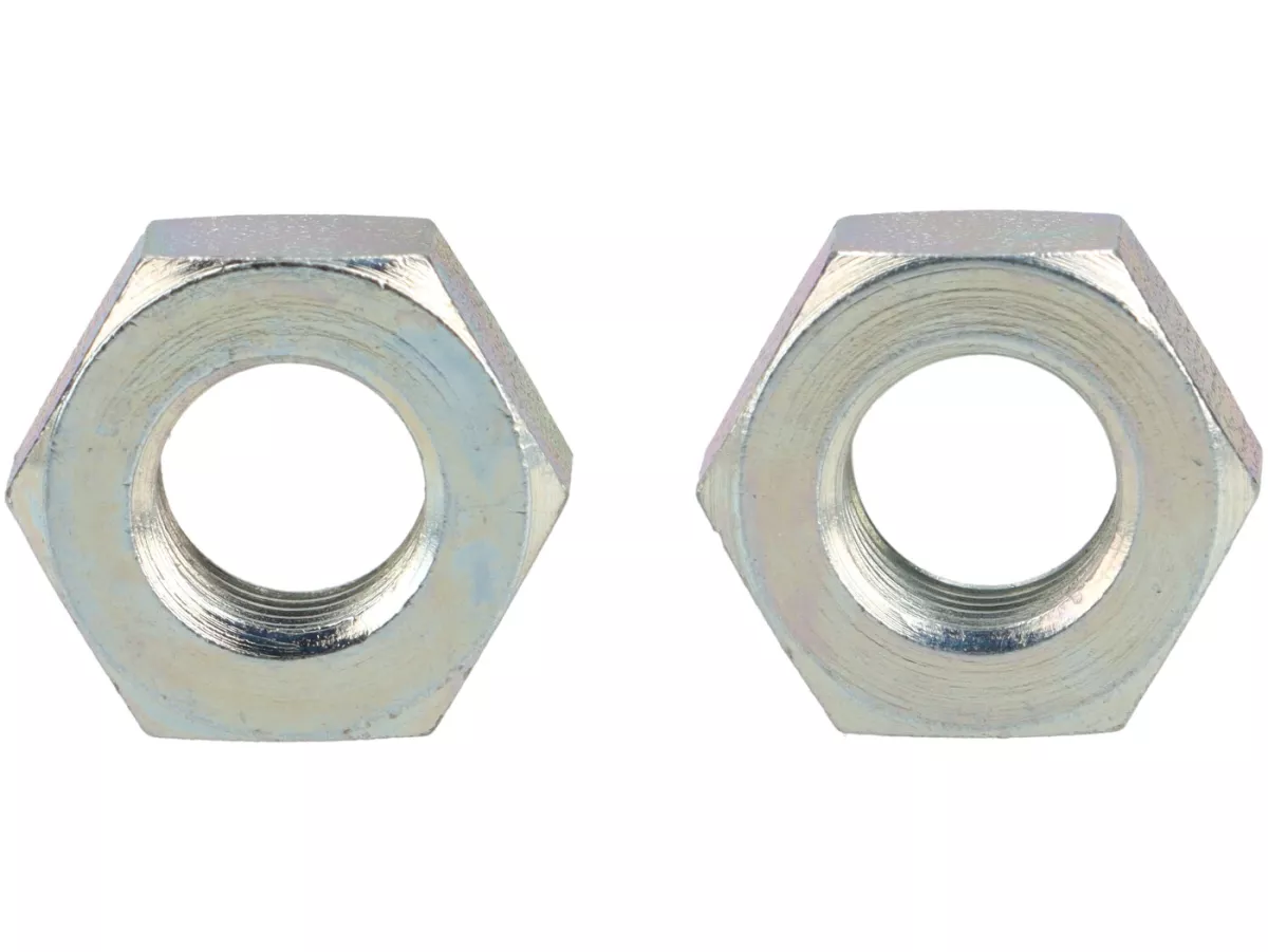 Moerenset M9 SW=14, h=8mm (gebruikt voor hulpas Vespa GL150 (VLA1T), GS160 / GS4 (VSB1T), SS180 (VSC1T), VNA, VNB, VBA, VBB