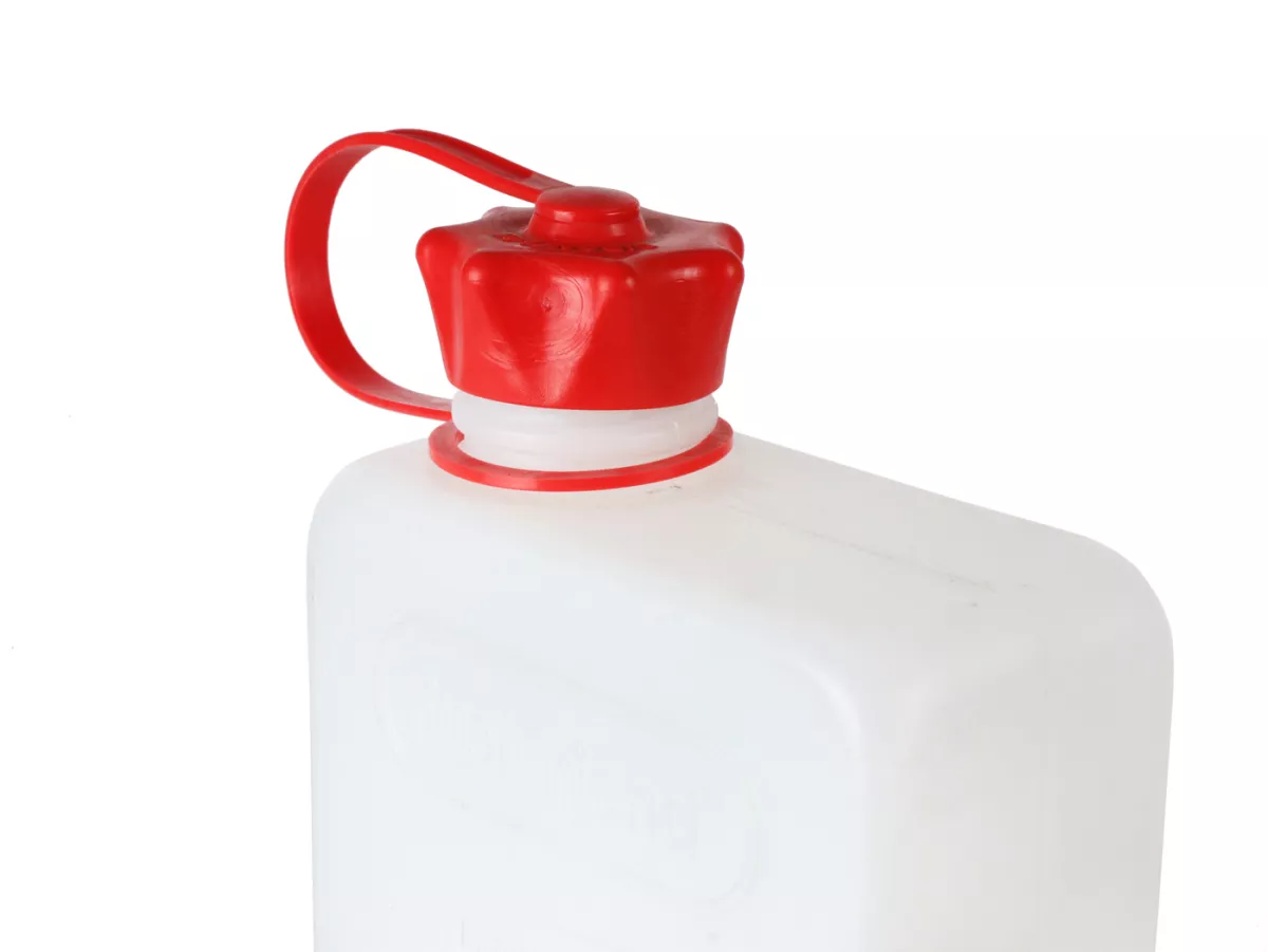 Benzine jerrycan 1.5L (1500ml) -HÜNERSDORFF FuelFriend PLUS- naturel (transparant)