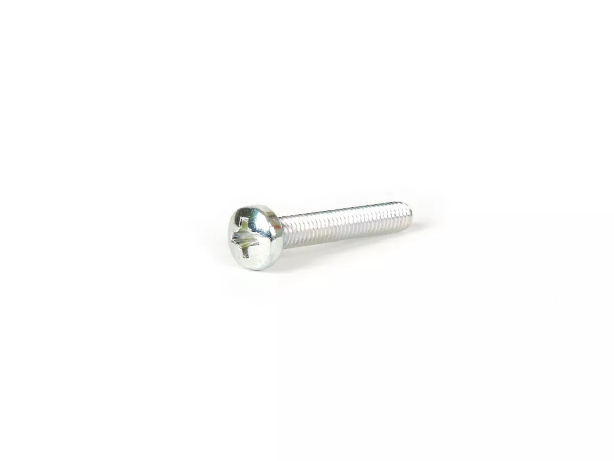 Vite a croce -DIN7985/ISO7045- M4 x 25mm - Vespa PK S - zincata (utilizzata per le lenti degli indicatori di direzione anteriori)