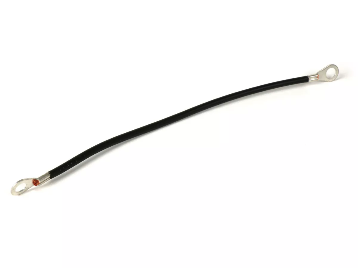 Earth wire battery-CASA LAMBRETTA- Lambretta D150, LD150, LI, LIS, SX, TV (Serie 1-3), DL, GP - isolated, with plug