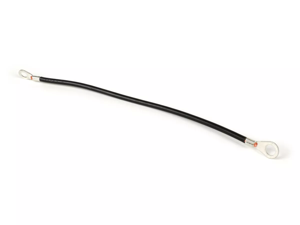 Earth wire battery-CASA LAMBRETTA- Lambretta D150, LD150, LI, LIS, SX, TV (Serie 1-3), DL, GP - isolated, with plug
