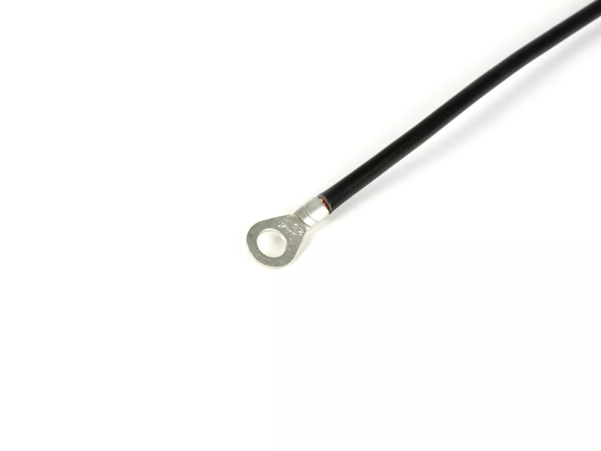 Earth wire battery-CASA LAMBRETTA- Lambretta D150, LD150, LI, LIS, SX, TV (Serie 1-3), DL, GP - isolated, with plug