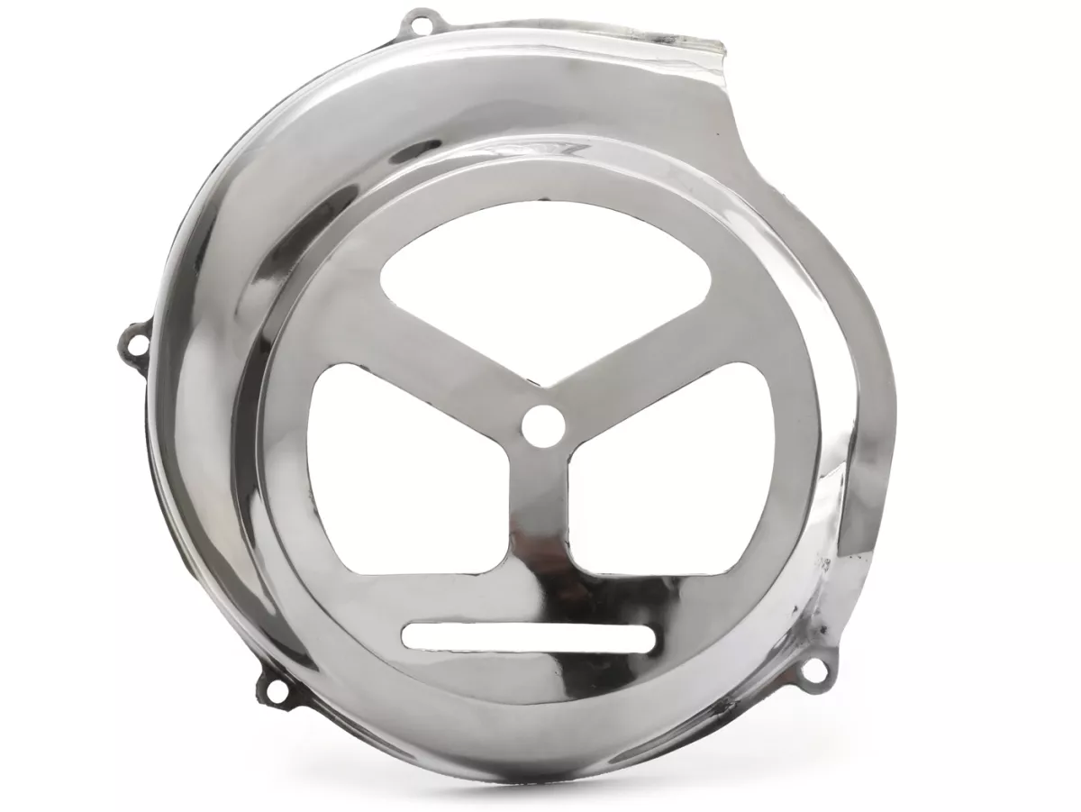 Cache turbine -PREMIUM style GS 150- Vespa PX80, PX125, PX150, PX200 - modèles avec démarreur électrique - inox