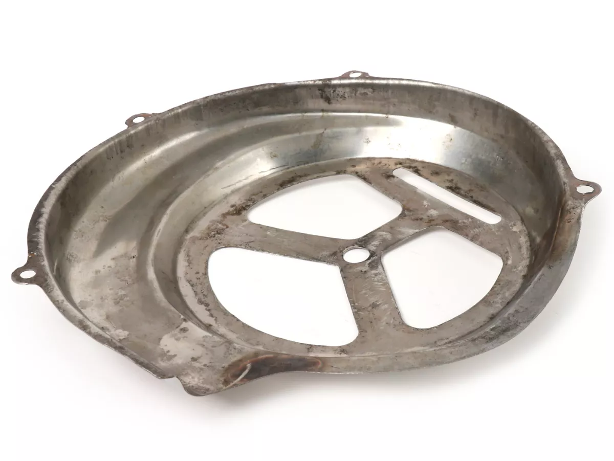 Cache turbine -PREMIUM style GS 150- Vespa PX80, PX125, PX150, PX200 - modèles avec démarreur électrique - inox