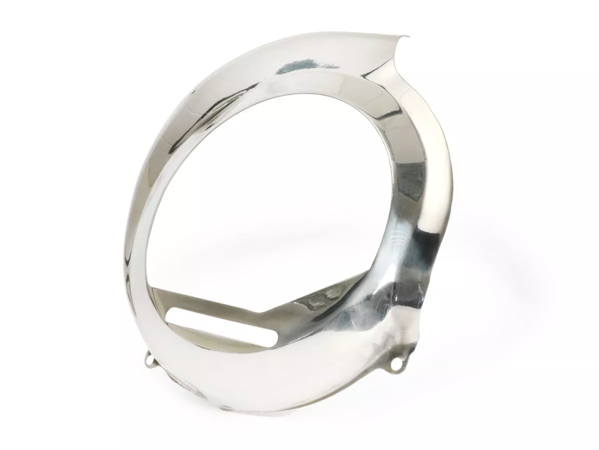 Cache turbine -VESPA style GS 160- Vespa PX80, PX125, PX150, PX200 - modèles avec démarreur électrique - inox