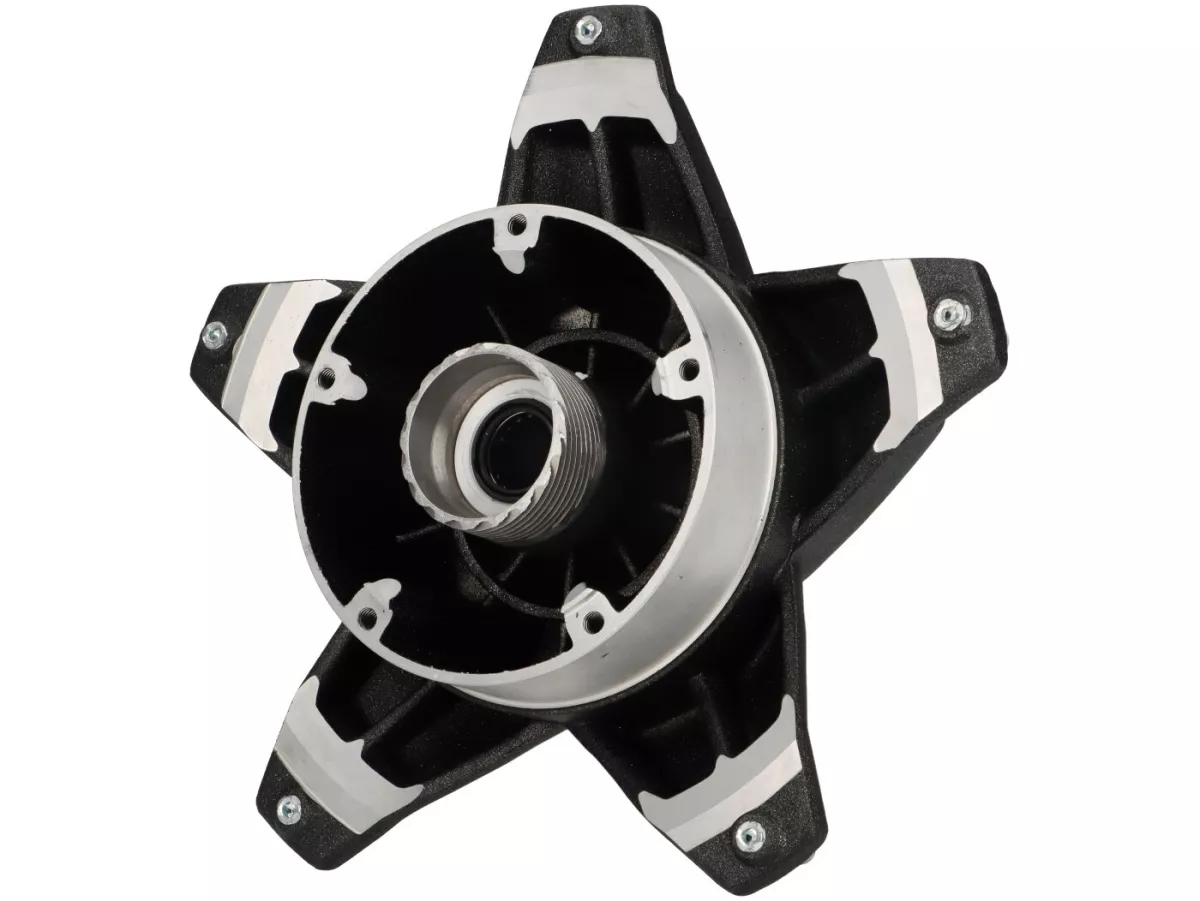 Front brake hub 10 inch -FA ITALIA- Vespa PX Disc (1998-) - Ø=20mm - black