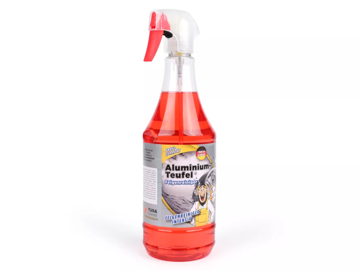 Wheel cleaner -TUGA Alu-Teufel Special (red, active gel, without effect indicator, acidic)- 1000ml