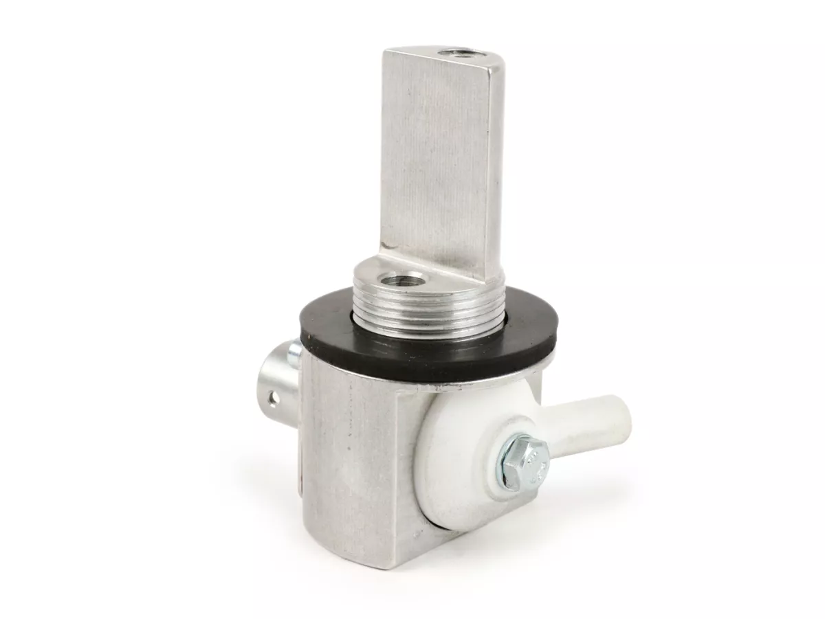 Fuel tap -KR AUTOMATION CNC 360°, 2l/min- Vespa Smallframe, Largeframe - V50, PV, ET3, PK, PX, VNB, VBA, VBB, Super, Sprint, Rally, TS, GT, GTR, LML Star/Stella 2T, Motovespa PX125 Iris (99C), Motovespa PX150 Iris (75C), Motovespa PX200 Iris (76C), Motove