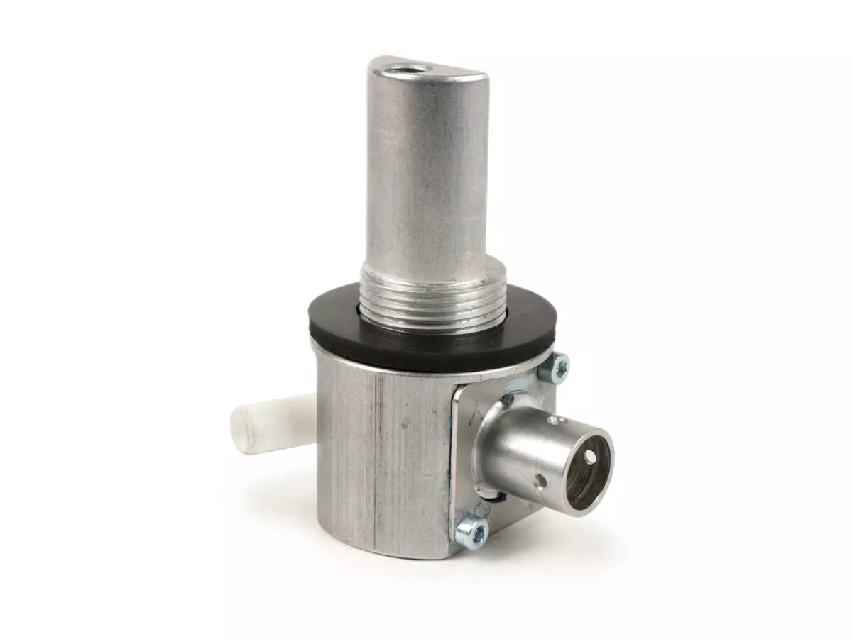 Fuel tap -KR AUTOMATION CNC 360°, 2l/min- Vespa Smallframe, Largeframe - V50, PV, ET3, PK, PX, VNB, VBA, VBB, Super, Sprint, Rally, TS, GT, GTR, LML Star/Stella 2T, Motovespa PX125 Iris (99C), Motovespa PX150 Iris (75C), Motovespa PX200 Iris (76C), Motove