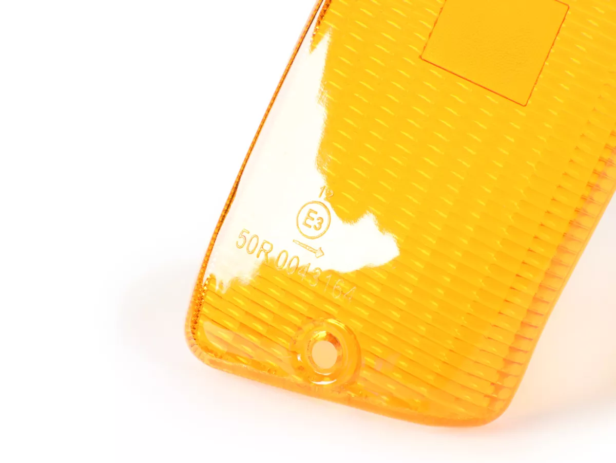 Blinkersglas -SIEM- Vespa PK50 XL/XL2, PK125 XL/XL2 bak vänster - Orange