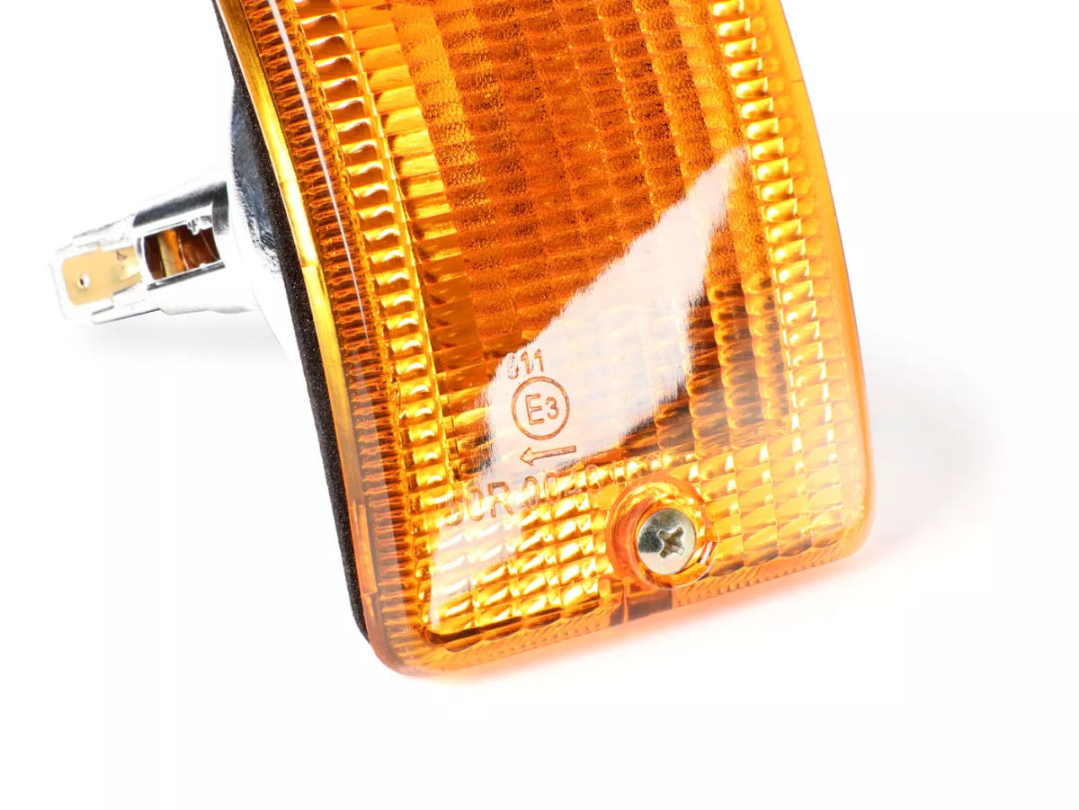Blinkers -SIEM- Vespa PK50 XL, PK125 XL höger fram - Orange