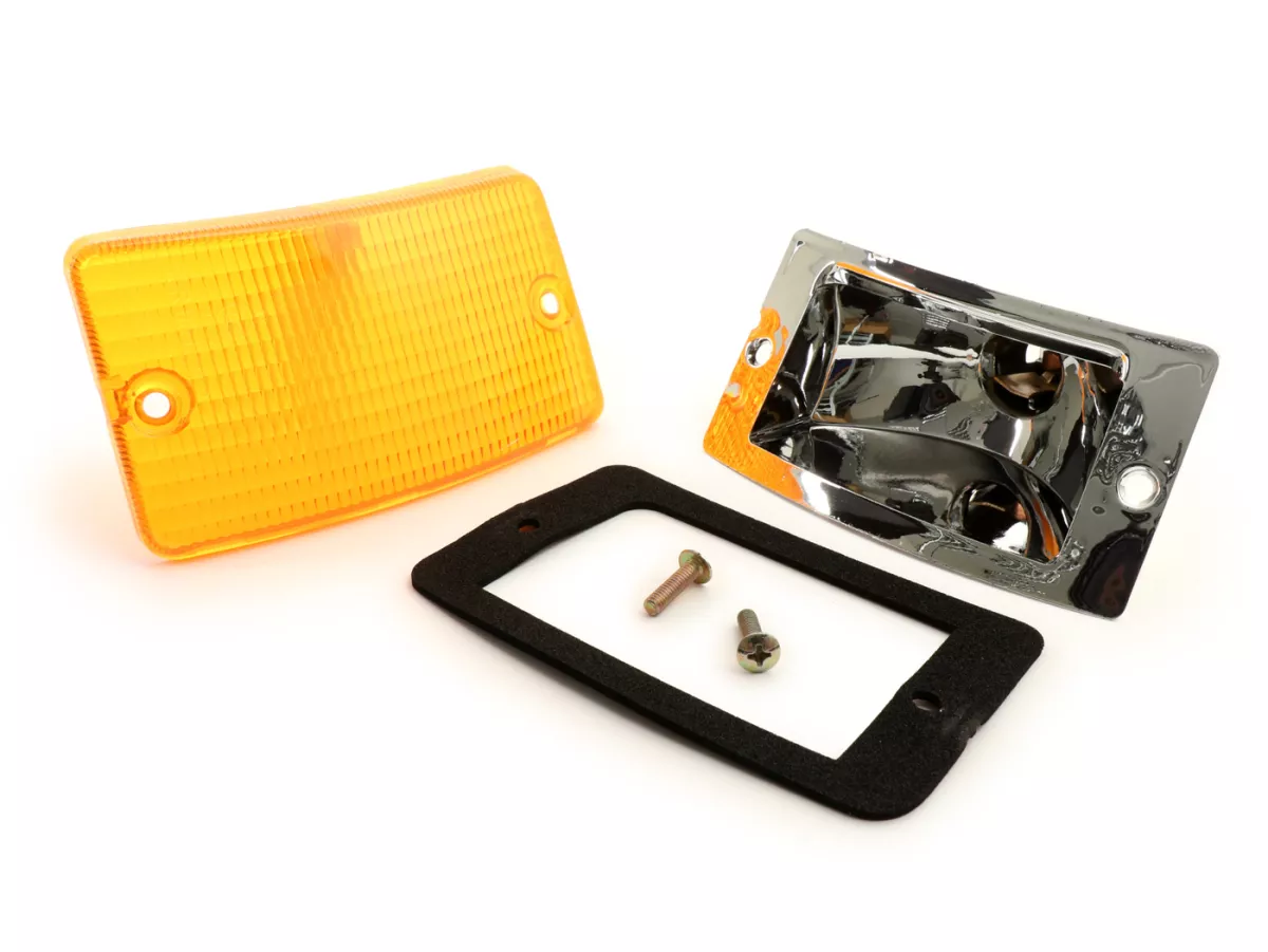 Blinkers -SIEM- Vespa PK50 XL, PK125 XL höger fram - Orange