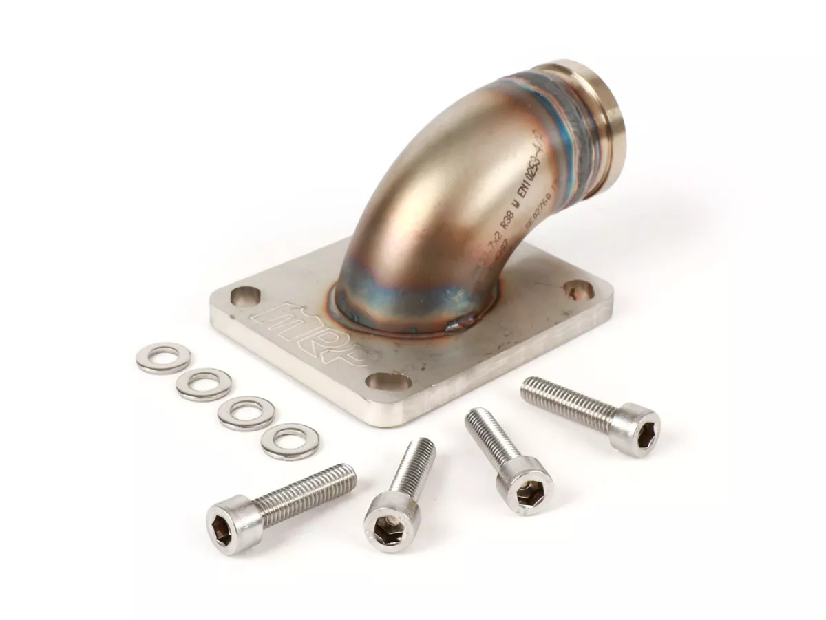 Intake manifold bagian atas -Diafragma MRP (RD350) VA- Vespa Largeframe PX, LML, Rally, Sprint, Cosa, T5, rumah mesin Pinasco Slave PX/T5 - Øi = 30mm - AW = Ø34mm (karburator Ø28-30mm - PHBH, VHSH, PWK28, TMX30, Smartcarb 26-28)