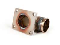 Pipe d’admission (partie du haut) -MRP clapet (RD350) inox- Vespa Largeframe PX, LML, Rally, Sprint, Cosa, T5, carter moteur Pinasco Slave PX/T5 - Ø int.=36mm - Ø connexion=40mm