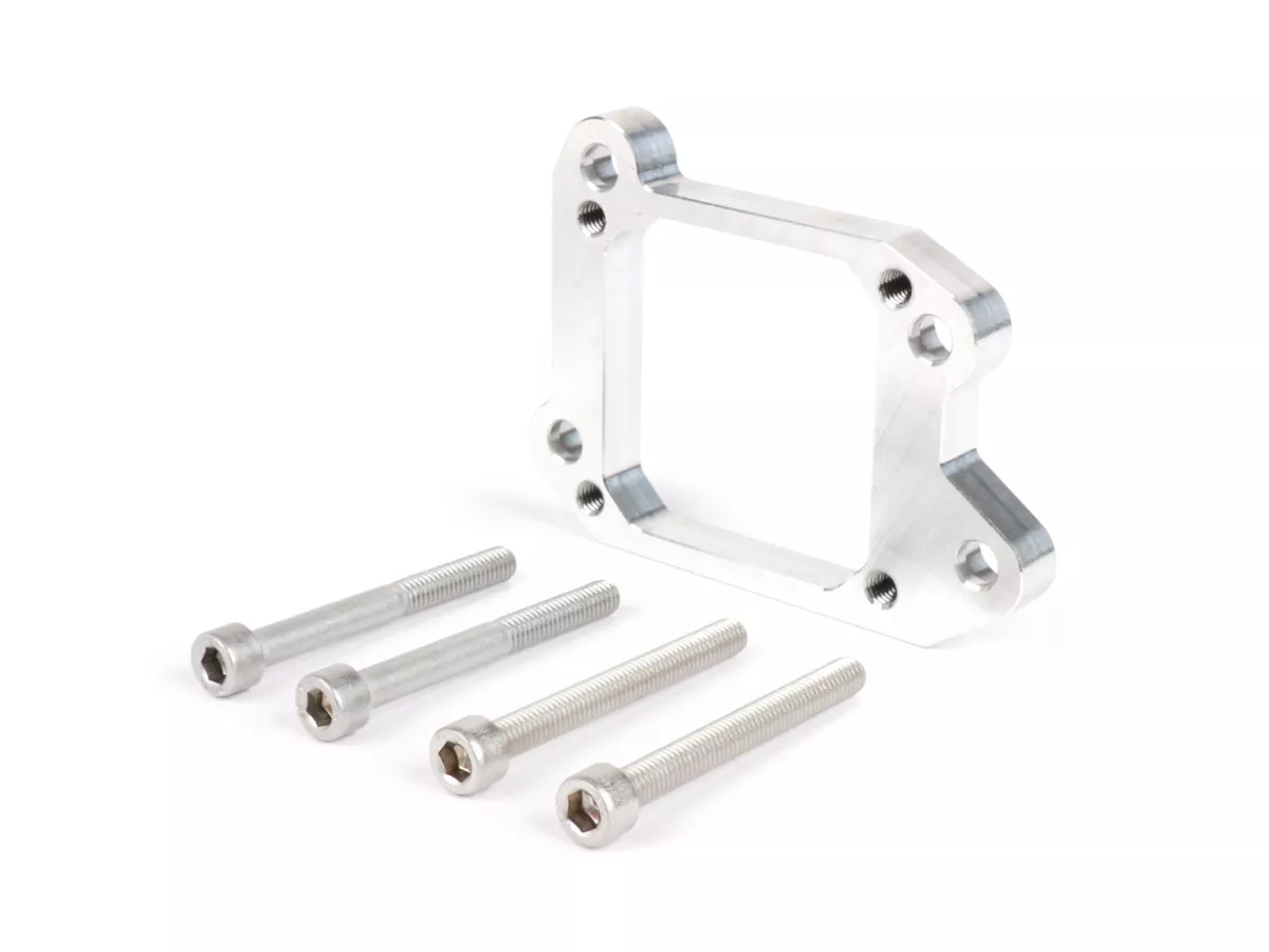 Adaptor -MRP untuk tipe diafragma RD350 ke casing mesin Malossi VR-One - Vespa Largeframe PX, LML, Rally, Sprint, Cosa, T5 125cc