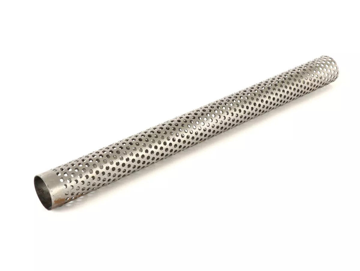 Geperforeerde pijp voor achterdemper -MR PARTS & STYLE- L=300mm, staal, Ø=25mm