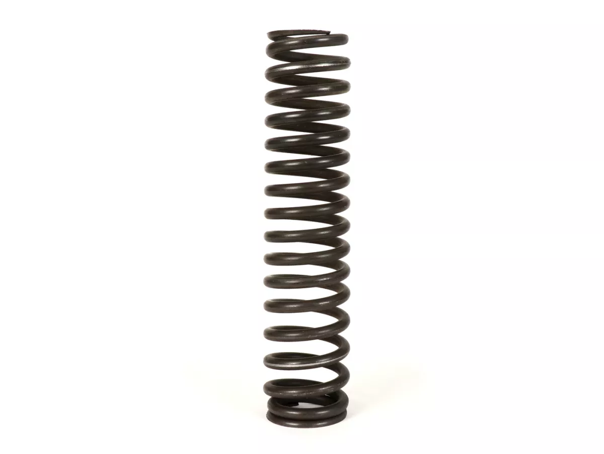 Shock absorber spring rear -PIAGGIO, type cylindrical spring- Vespa PX80, PX125, PX150, PX200, T5 125cc, Rally180 (VSD1T), Rally200 (VSE1T), Sprint150 (VLB1T), TS125 (VNL3T), GT125 (VNL2T), GTR125 (VNL2T), V50, PV, ET3 - phosphated
