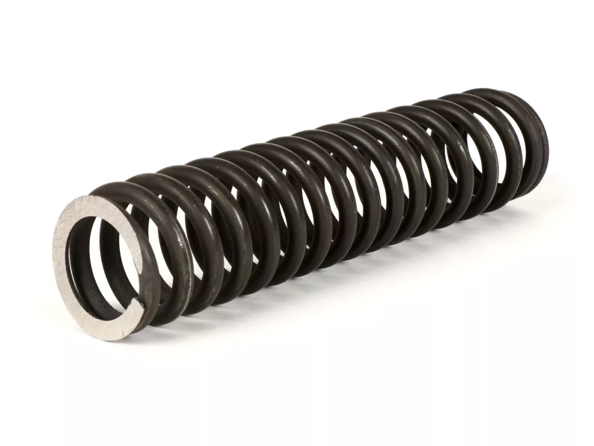 Shock absorber spring rear -PIAGGIO, type cylindrical spring- Vespa PX80, PX125, PX150, PX200, T5 125cc, Rally180 (VSD1T), Rally200 (VSE1T), Sprint150 (VLB1T), TS125 (VNL3T), GT125 (VNL2T), GTR125 (VNL2T), V50, PV, ET3 - phosphated