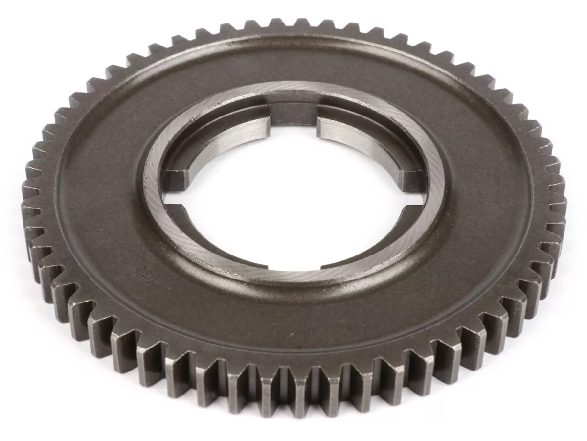 Engranaje 1 - CALIDAD OEM - Vespa PX Lusso 125 ccm, T5 125cc, Cosa125, LML Star/Stella 125 2 tiempos - 58 dientes - también adecuado para PX Lusso 150 ccm, 200cc, Cosa 200