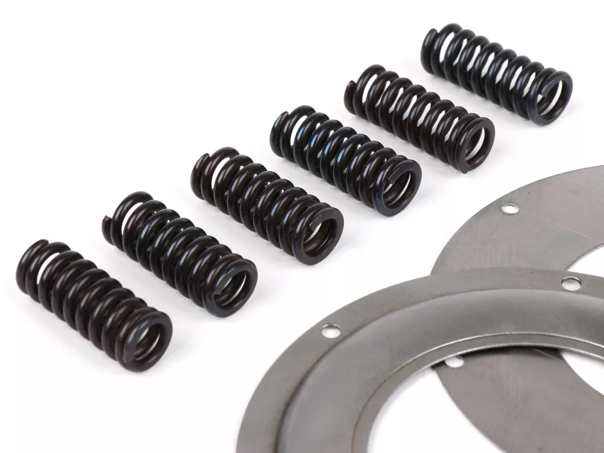 Kit perbaikan utama -KUALITAS OEM- Vespa PX80, PX125, PX150, VNC (dari 11001), GT125 (VNL2T), GTR125 (VNL2T), TS125 (VNL3T), GL150 (VLA1T), VBC, Sprint - 6 pegas