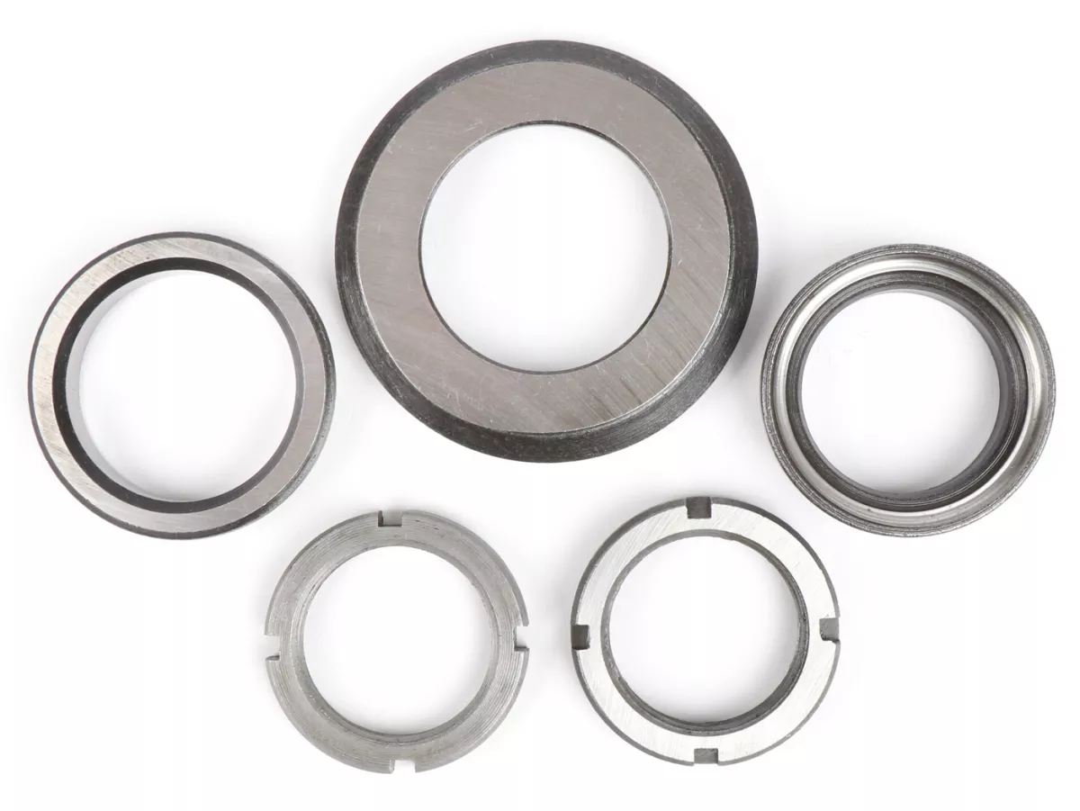 Headset - Bantalan kepala kemudi -KUALITAS OEM- Piaggio, Gilera, Vespa - atas + bawah - Vespa V50, 50N, PV, ET3, PK, PX, T5, Cosa, Rally, Sprint, Super, GS160, SS180, GTS, HPE, ET2, ET4, LX/LXV, S50-125, Sprint, Primavera, Runner, SKR, Skipper, TPH, Hexag