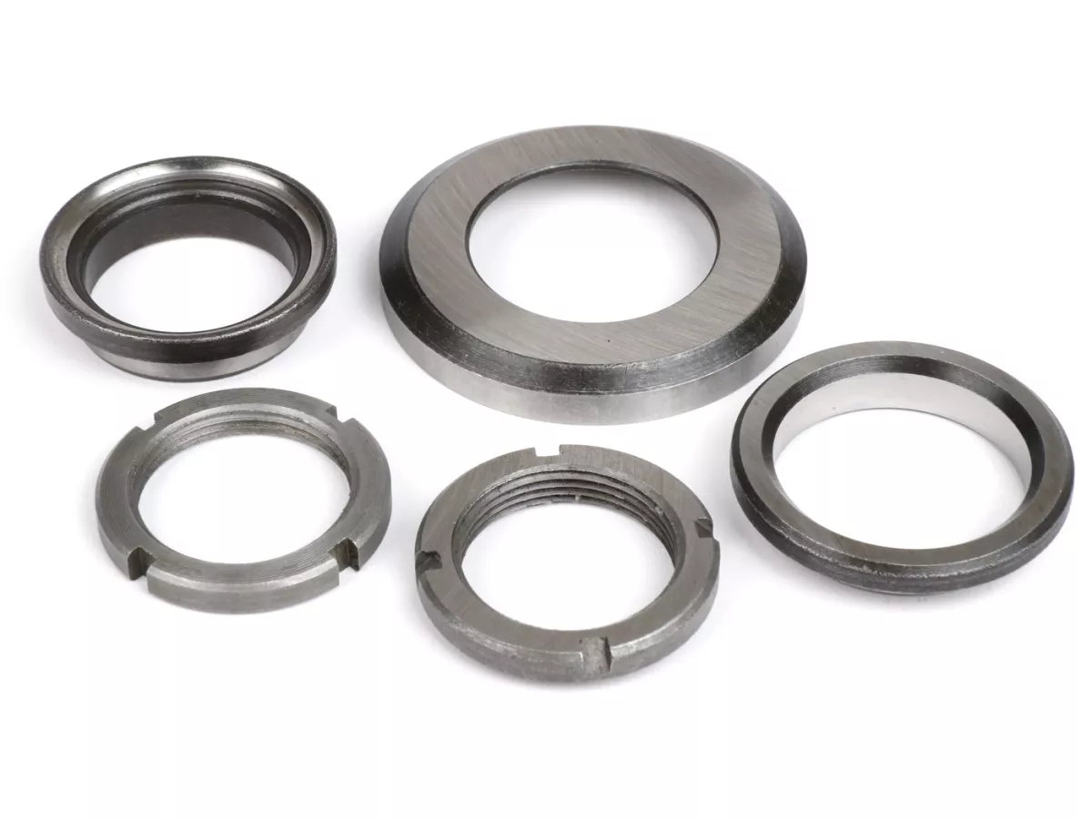 Headset - Bantalan kepala kemudi -KUALITAS OEM- Piaggio, Gilera, Vespa - atas + bawah - Vespa V50, 50N, PV, ET3, PK, PX, T5, Cosa, Rally, Sprint, Super, GS160, SS180, GTS, HPE, ET2, ET4, LX/LXV, S50-125, Sprint, Primavera, Runner, SKR, Skipper, TPH, Hexag