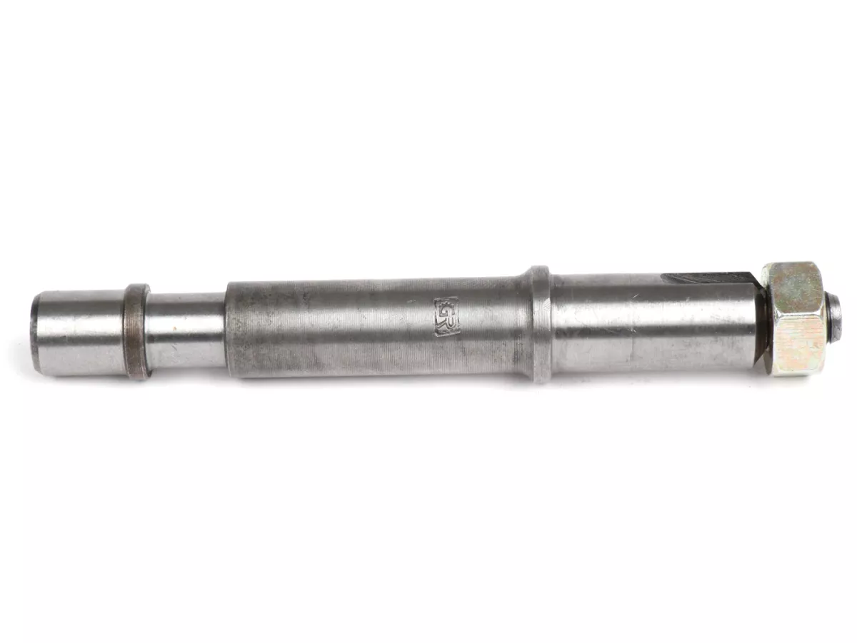 Hulpas as -OEM KWALITEIT- Vespa PX125, PX150, PX200, Cosa, T5 125cc - Lager zitting: Ø=15mm, bus: Ø=13mm, lengte: 121mm