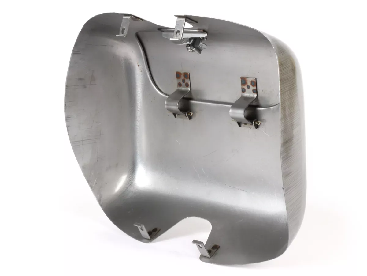 Bagageutrymme -OEM KVALITET, oljad plåt- Vespa GS160 2° (VSB1T, 30201-55506, rund låstyp) - passar även för VSB1T, 55507- (fyrkantig låstyp)